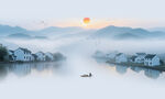 山水水墨画
