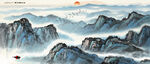 水墨山水画