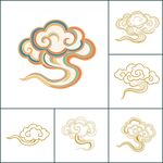 中式传统云纹图案集合