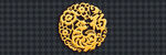 金色精致雕花图案