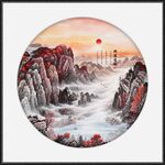 山水画国画山水江山如画