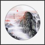 旭日东升泰山日出江山如画