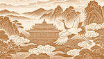 山水插画