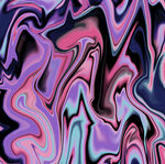 梦幻流体渐变抽象艺术图案