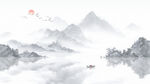 中式意境山水画
