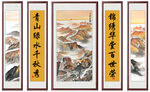 中堂画万里长城