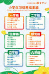 小学生学习习惯培养主题
