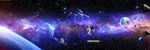 梦幻宇宙星际场景画面