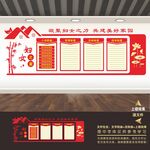 妇女之家妇联制度展板文化墙