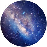 圆形宇宙星空背景