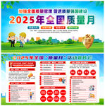2025年全国质量月展板