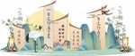 中式古风建筑景观图