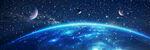 太空星球星空背景图