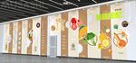 食堂文化墙平面制作图