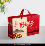 榛子包装平面展开图