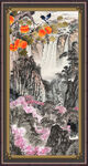 客厅山水画 