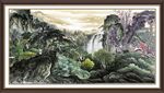 山水国画风景图