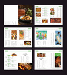 农家乐多样美食高档菜单画册