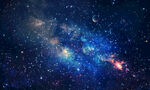 蓝色星空宇宙星空图