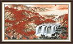 鸿运当头国画