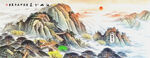 会议室泰山日出