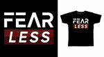 简约FEAR LESS主题T恤