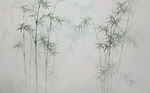 水墨竹影