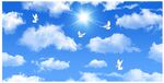 蓝天白云