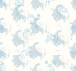 浅蓝色抽象花卉图案背景