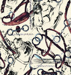 复古风马具图案设计