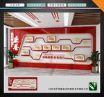 红色党建荣誉展示墙