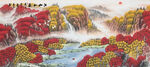 客厅山水画