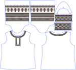 民族风服饰图案设计稿