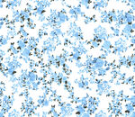 蓝色花卉图案背景