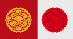 祥云圆形 花纹图案