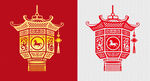 中式灯笼剪纸