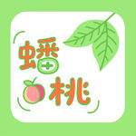 可爱风蟠桃图标设计