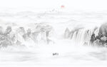 新中式山水画