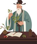古代中医辨识草药