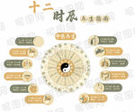 十二时辰养生背景墙