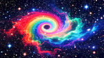 彩虹星空