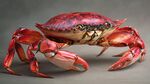 红壳螃蟹特写