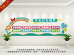 学校展板学生行为标准 