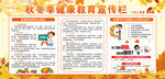 秋季健康教育宣传栏