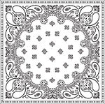 复古花纹方形图案设计