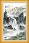 聚宝盆风水画