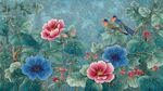 花鸟绘景图 雅致中式风情