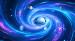星空漩涡宇宙太空