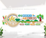 明厨亮灶食堂标语背景墙