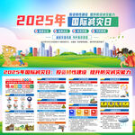 国际减灾日宣传栏